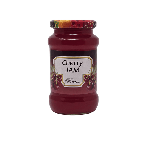 EXP Bravo Jam jar with apricot flavor, perfect for enhancing snacks and breakfasts.