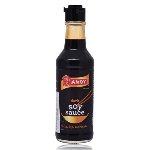 Amoy Dark Soy Sauce 150ml bottle perfect for marinating, dipping, and cooking with rich flavor