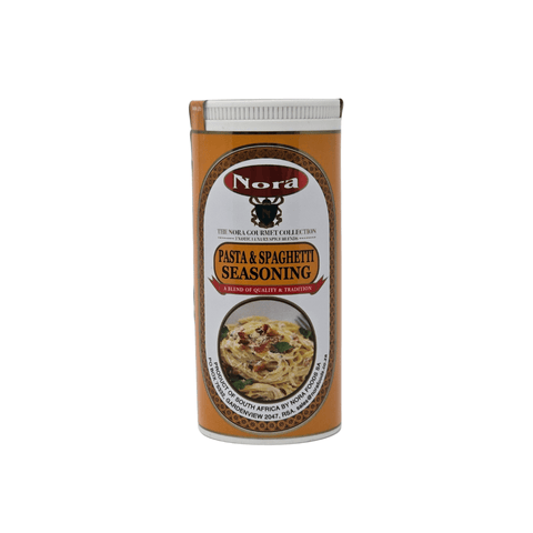 Nora Pasta & Spaghetti Seasoning blend for enhancing spaghetti and pasta sauces with herbs and spices