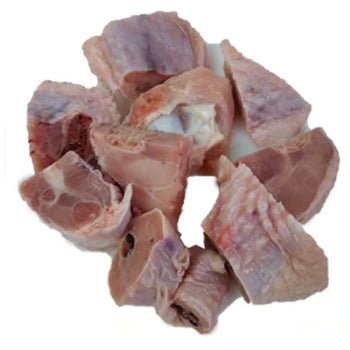 Freshly cut turkey wings, raw and ready for cooking.