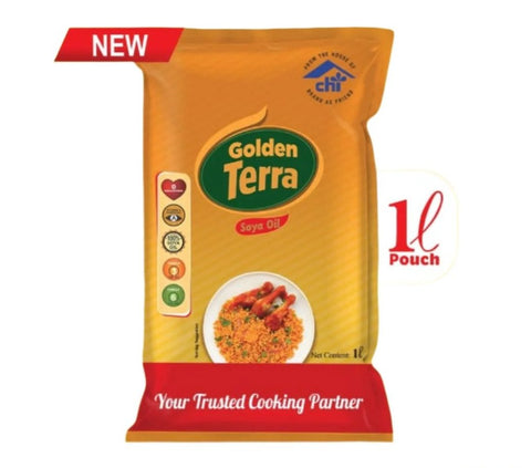 My Sasun Golden Terra Soya Oil Sachet 1ltr