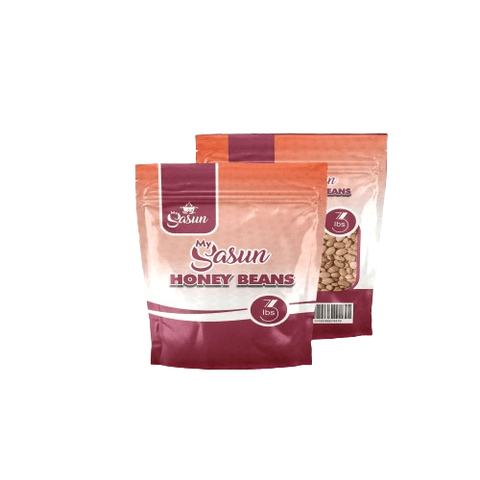 Sasun Honey Beans 7 lbs premium Nigerian beans in resealable packaging