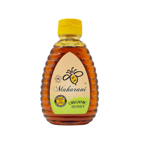 Maharani Honey 300g organic natural pure honey bottle with yellow cap