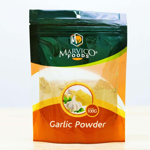 Marvico Garlic Powder 100g pack with finely ground garlic for cooking and seasoning