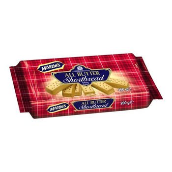 Mc-Vities Short Bread 200g pack of classic buttery Scottish shortbread biscuits