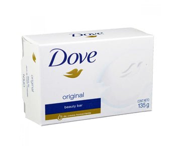 Dove Bar Soap White Original pack of 3, moisturizing beauty bar, suitable for all skin types.