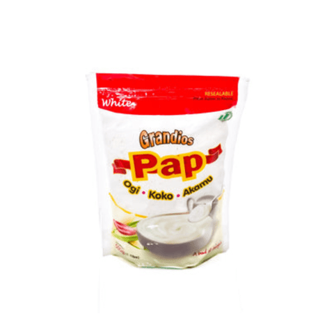 Grandios Yellow Corn Meal Pap Nigerian traditional breakfast porridge in resealable pack