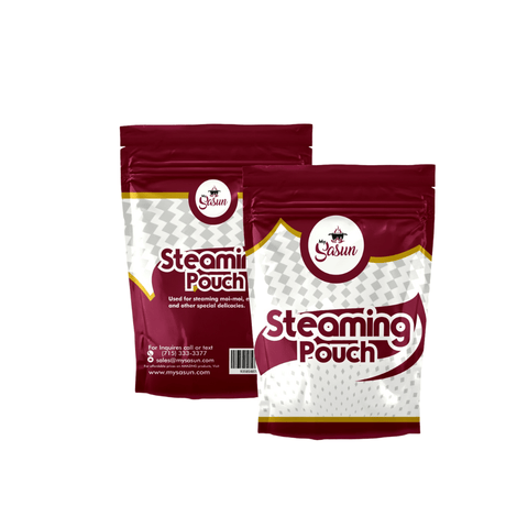 Steaming Pouch Bundle with food-grade heat-resistant material.