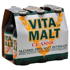 Pack of 6 Vita Malt Classic Bottles alcohol-free malt beverage with rich and smooth flavor