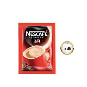 Nescafe 3in1 instant coffee sachet pack with coffee, milk, and sugar blend