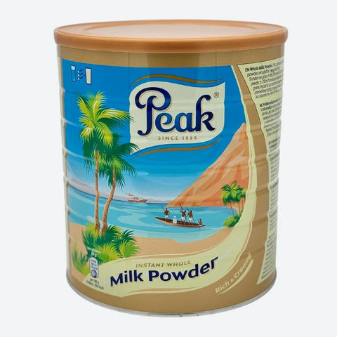 Peak Dry Whole Milk 2500g canister for cooking, baking, and beverages with rich, creamy flavor
