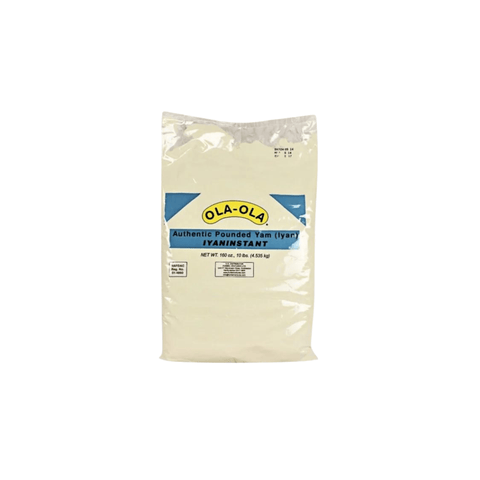 Ola Ola Authentic Pounded Yam 18.5lbs pack made from premium yams for traditional Nigerian cuisine