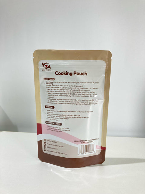 Layo Creations Moi Moi Cooking Pouch | Mylar bag | Storage Bag