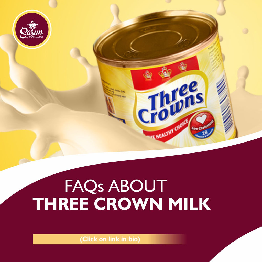 FAQs ABOUT THREE CROWN MILK