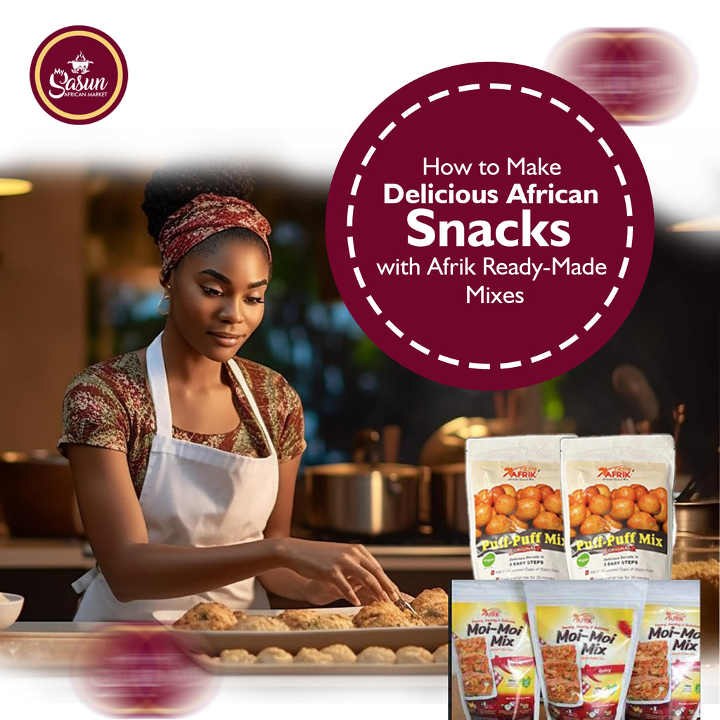 How to Make Delicious African Snacks with Afrik Ready-Made Mixes