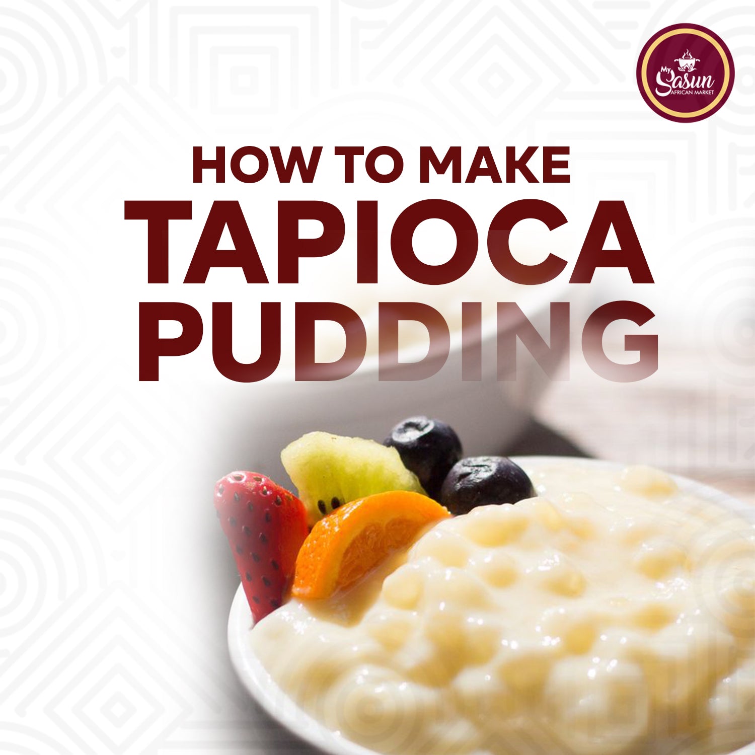 How Make Tapioca How to Make Tapioca Pudding – My Sasun