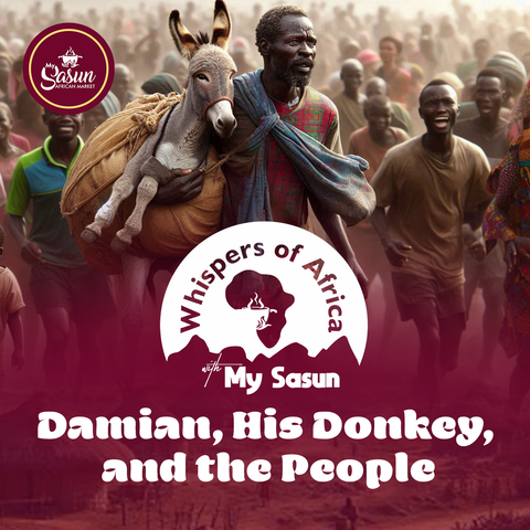 Damian, His Donkey, and the People