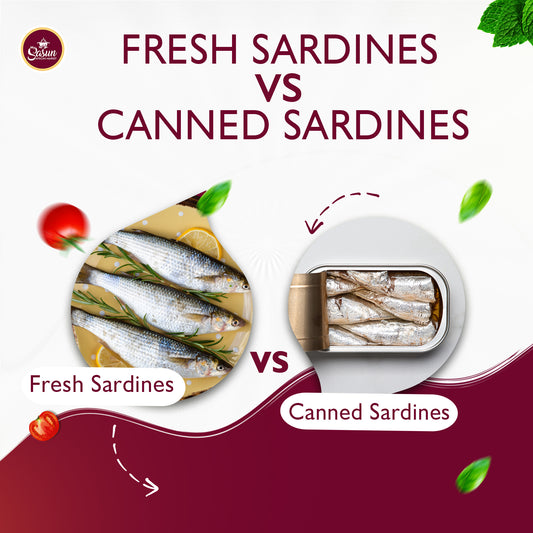 Fresh vs. Canned Sardines