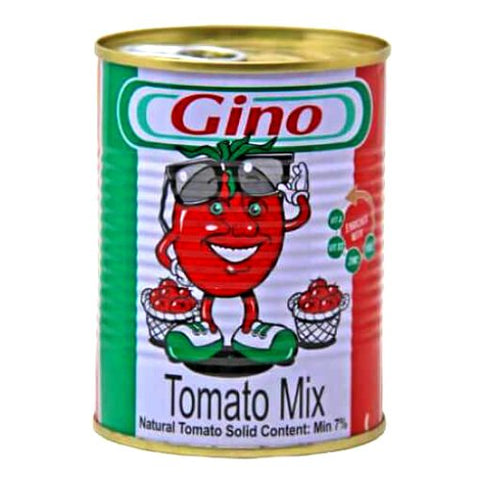 Gino Tomato Paste sachets pack of 5 with rich, concentrated flavor for sauces and stews.