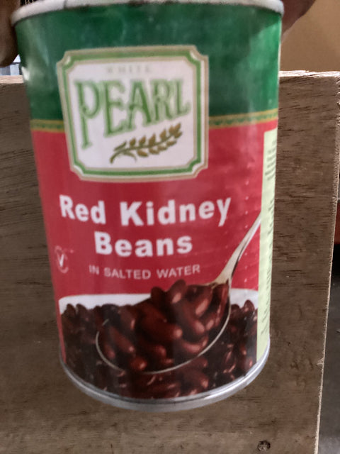 PEARL Read kidney beans can in salted water.