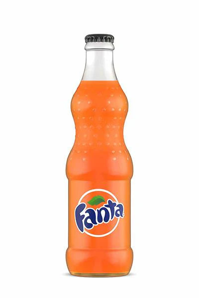Bottle Soda Drink assortment including Fanta, Coke, Sprite, and Limca bottles showcasing refreshing carbonated beverages