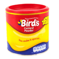 Birds Custard 300g canister, classic dessert powder for creamy, rich flavor.