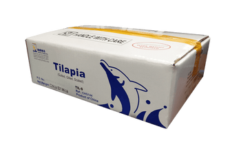 10lbs box of whole tilapia fish for versatile culinary use.