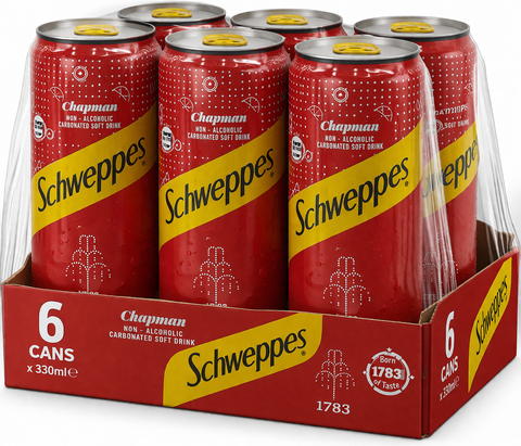 Schweppes Chapman Can | Pack of 6