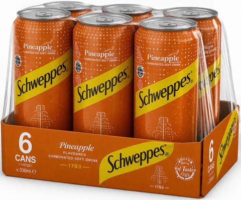 Schweppes Pineapple Can | Pack of 6