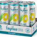 Pack of 6 Fayrouz Pineapple Can sparkling beverages with tropical pineapple flavor