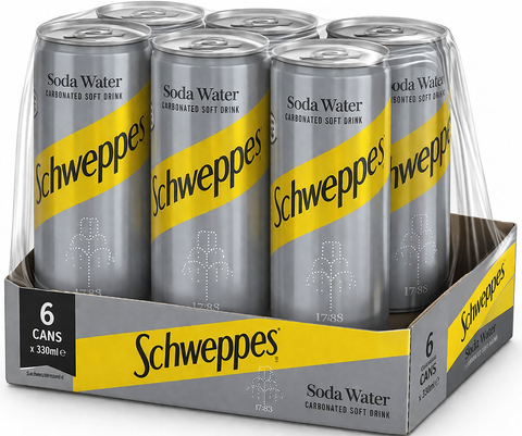Schweppes Soda Water | Pack of 6