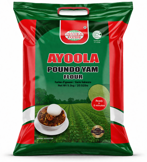 Ayoola Poundo Yam Flour | 20lbs