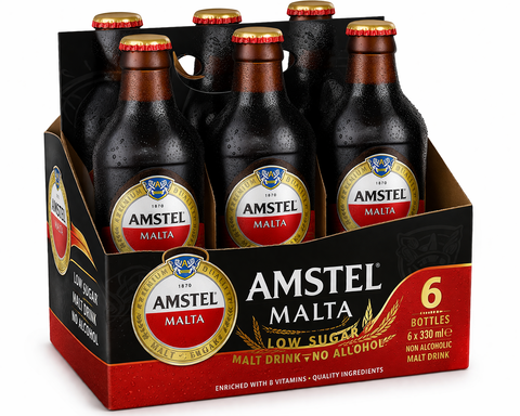Amstel Malta Bottle | Pack of 6
