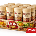 Pack of 12 Lion Curry spice blends for authentic flavorful meals