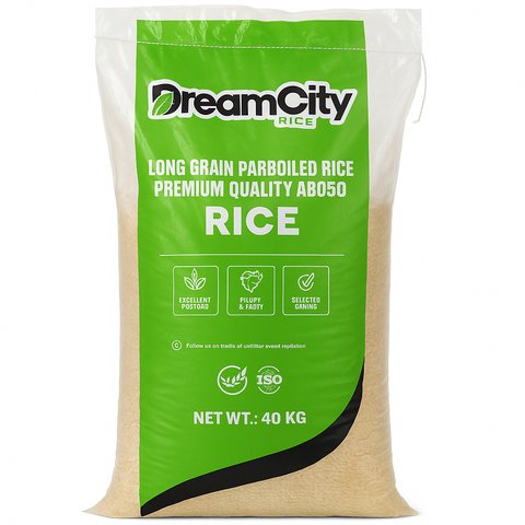 Dreamcity Long Grain Parboiled Aroso Rice | 25lbs