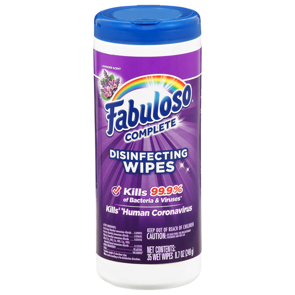 My Sasun Fabuloso Complete Cleaning Wipes Lavender 