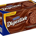 McVities Digestives Milk Chocolate box with wholemeal biscuit imagery.