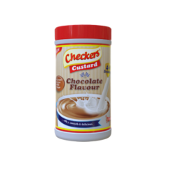 Checkers Chocolate Custard