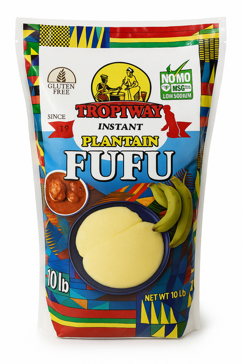 Tropiway Plantain Fufu | 10lbs