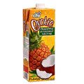 Chivita Exotic Pineapple & Coconut Juice carton with tropical fruits design.