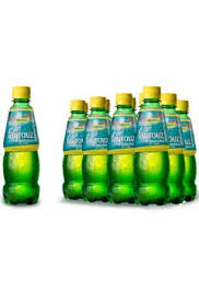 Pack of six Fayrouz Pineapple natural malt fruit sparkling water bottles in plastic packaging