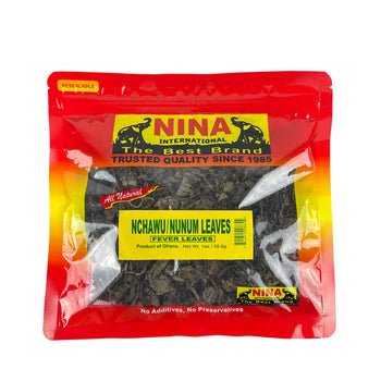 Nina Nchanwu Nunum Scent Leaves packaging with medicinal uses.