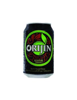 Orijin Can pack of 6, Nigerian beverage with bittersweet African herbs and fruit flavors.