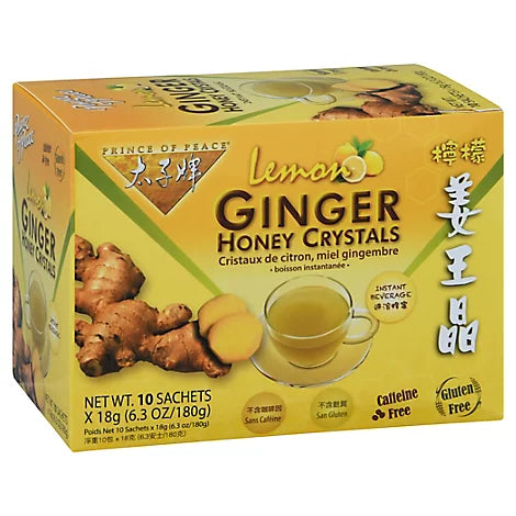 Prince Of Peace Lemon Ginger Honey Crystals Tea