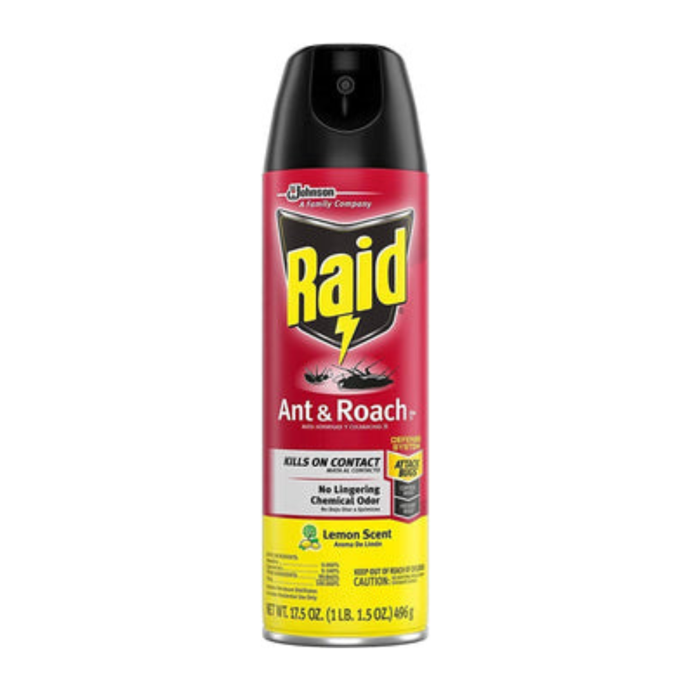 Raid Ant & Roach Killer Lemon Scent 17.5oz