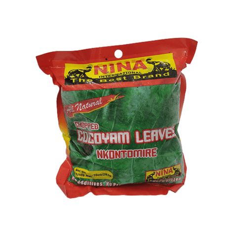 chopped cocoyam leaves frozen | 10oz