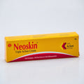 Neoskin triple action cream packaging box for antifungal, antibacterial, and anti-inflammatory skin treatment