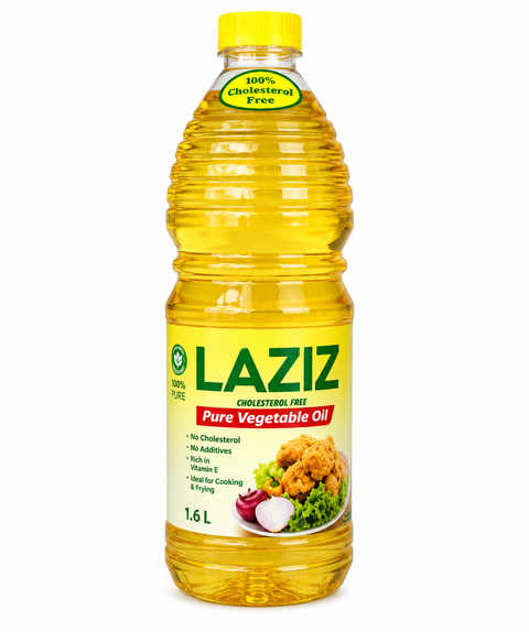 Laziz Pure Vegetable Oil 1.6 Litres