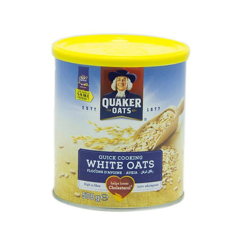 Quaker Quick Cooking White Oats 500g