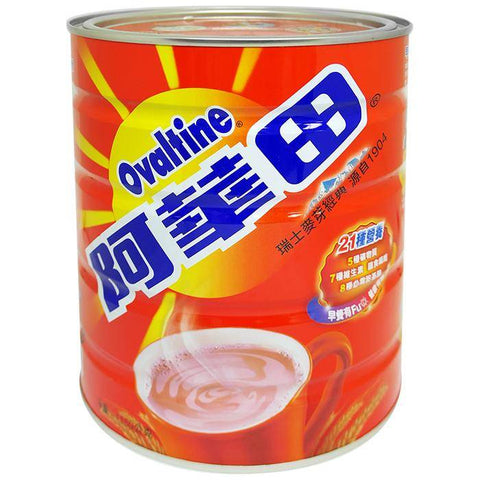 EXP Ovaltine melted drink 1150g tin with malted barley and cocoa nutrients